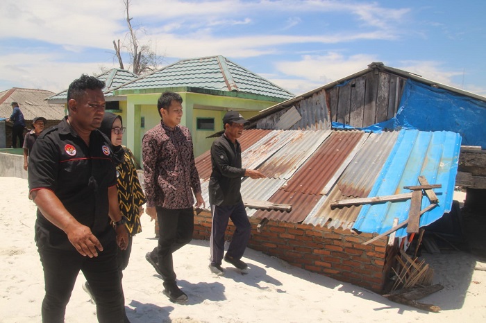Wabup Sergai Tinjau Korban Banjir Rob