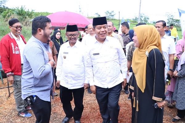 Bupati Dan Wabup Hadiri Peletakan Batu Pertama Masjid Sarmahita Damanik