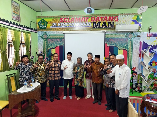 5 Besar Nasional, Juri Verifikasi Perpustakaan MAN Inovasi Abdya