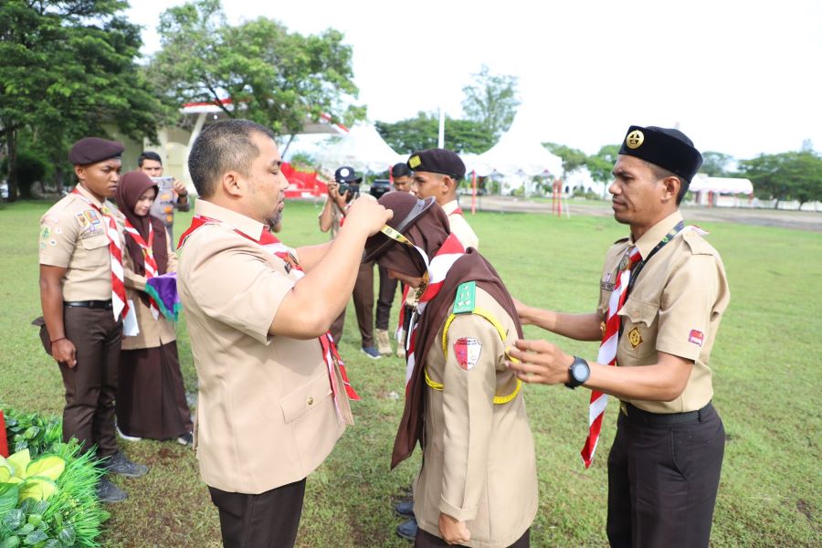 Iswanto Tutup Kemah Budaya Pramuka Aceh Besar
