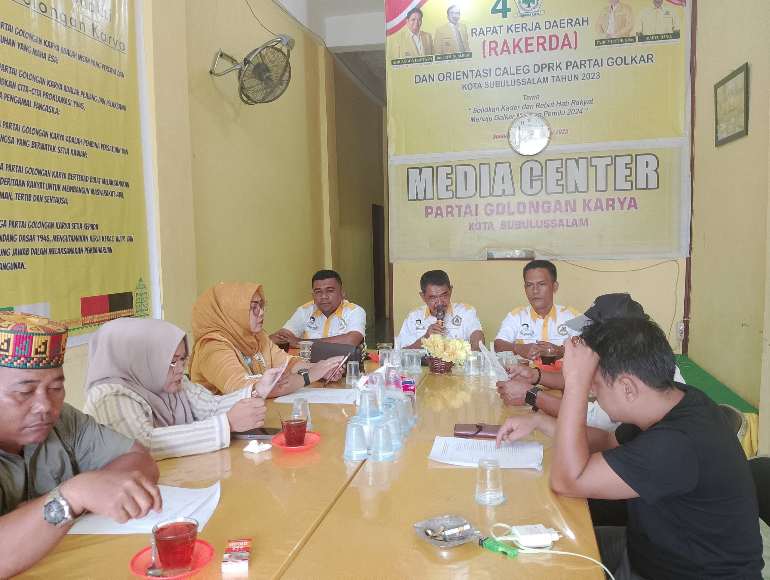 Rapat DPD II Golkar Subulussalam Jadwalkan Pentahapan Penjaringan Cakada/Cawakada