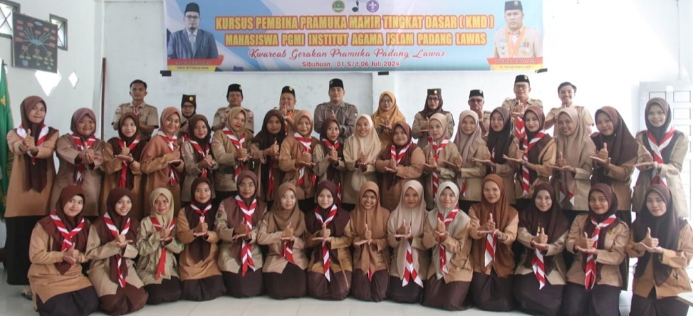 Mahasiswa PGMI IAI Palas Ikuti KMD Pembina Pramuka