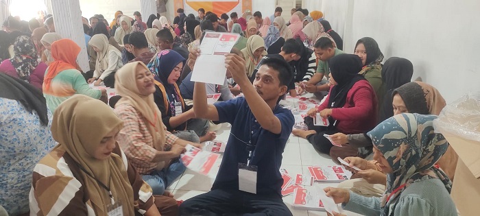 Hari Ini, KIP Langsa Mulai Sortir Dan Lipat Surat Suara Pilkada