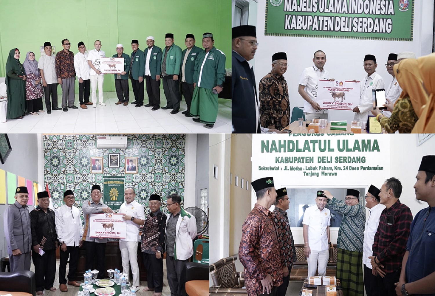 MUI, NU, Muhammadiyah Dan Alwasliyah Apresiasi Kepemimpinan Zakky Shahri