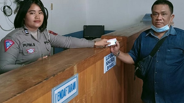 Polres P.Siantar Layani Penerbitan SIM Di Satpas