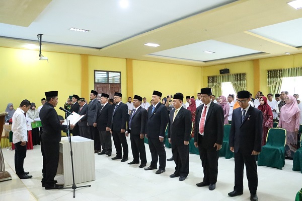 Rektor IAIN Langsa Lantik Tiga Wakil Rektor Dan Pejabat Pelaksana Akademik