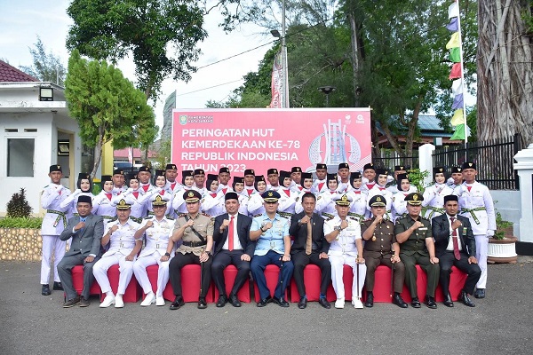 Pj Wali Kota Kukuhkan Anggota Paskibraka Kota Sabang