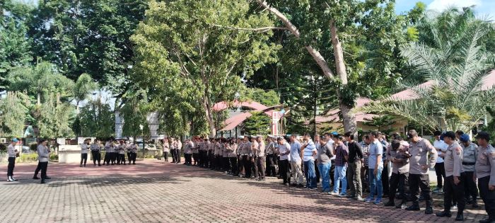 Polres Langkat Siap Amankan Pelantikan Presiden Dan Wakil Presiden