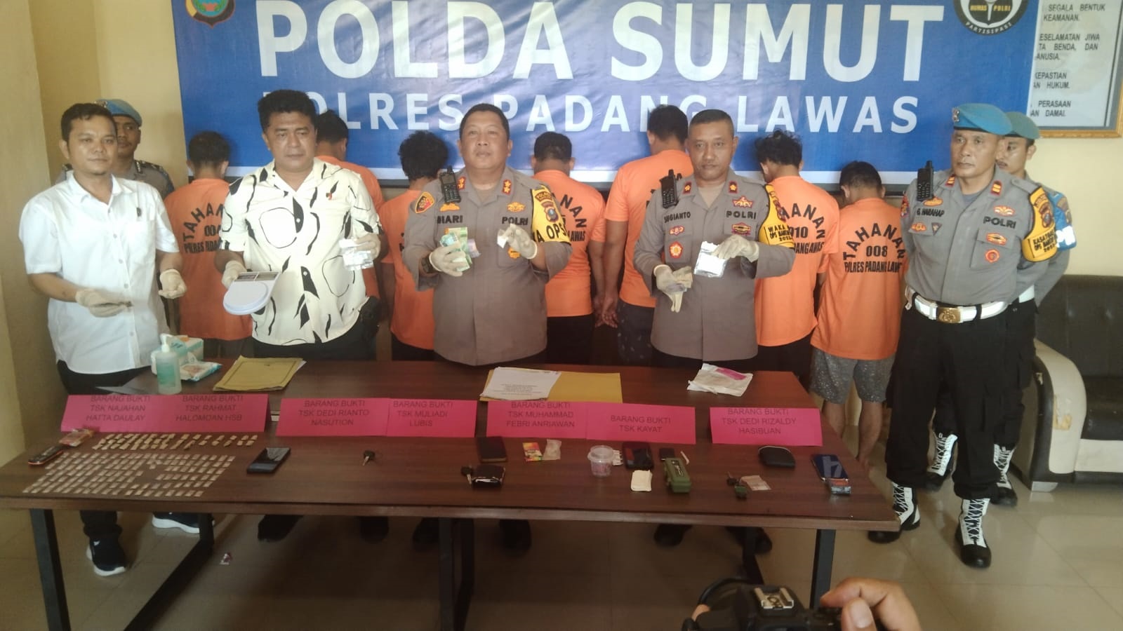 Sepanjang Maret, Polres Palas Amankan 7 Tersangka Pengedar Narkotika