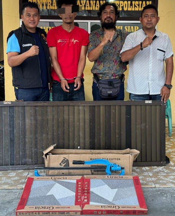 Polisi Ringkus Pencuri Alat Pertukangan Dan Bahan Bangunan Di Masjid Nurul Hikmah