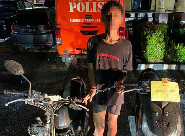 Polres P.Siantar Ringkus Pencuri Sepeda Motor