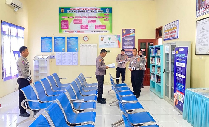 Mabes Polri Pantau Layanan Polres Aceh Timur