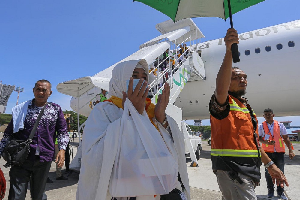 3.525 Jamaah Haji Aceh Tiba Di Tanah Air