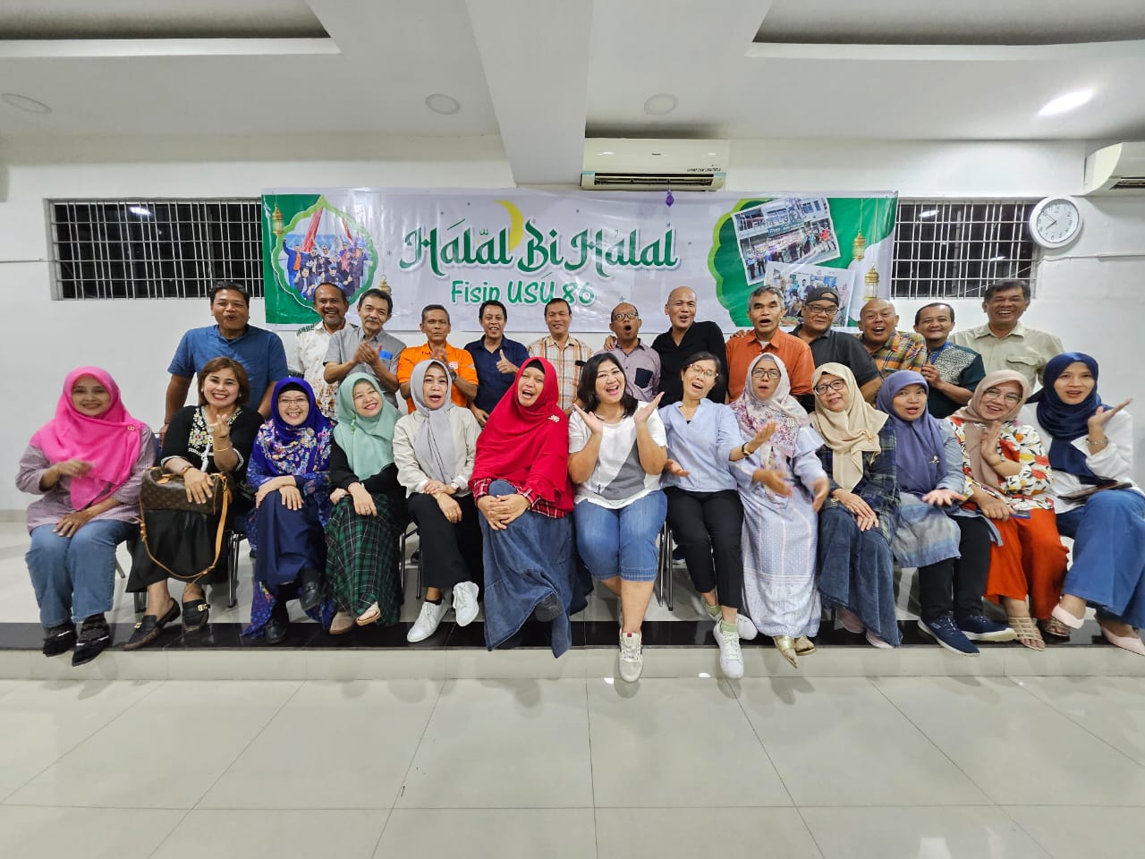 Meriah, Alumni Angkatan 86 FISIP USU Gelar Halal Bihalal
