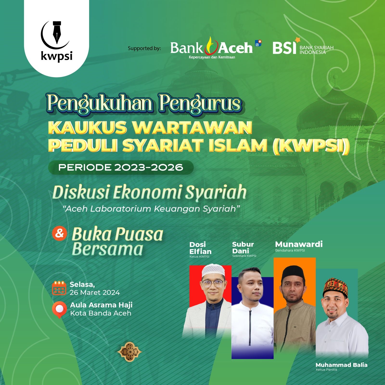 Pengurus KWPSI 2023-2026 Sore Ini Dikukuhkan