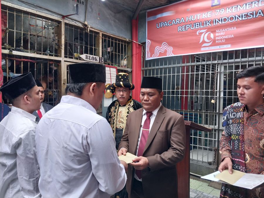 57 WBP Rutan Kelas II B Sibuhuan Dapat Remisi Pada HUT Ke 79 RI
