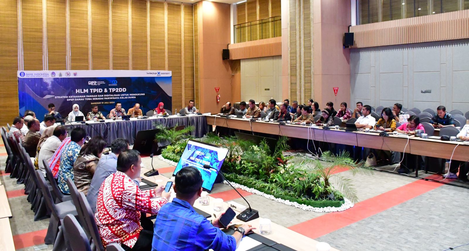 BI Sibolga Gelar HLM TPID Dan TP2DD Di Samosir
