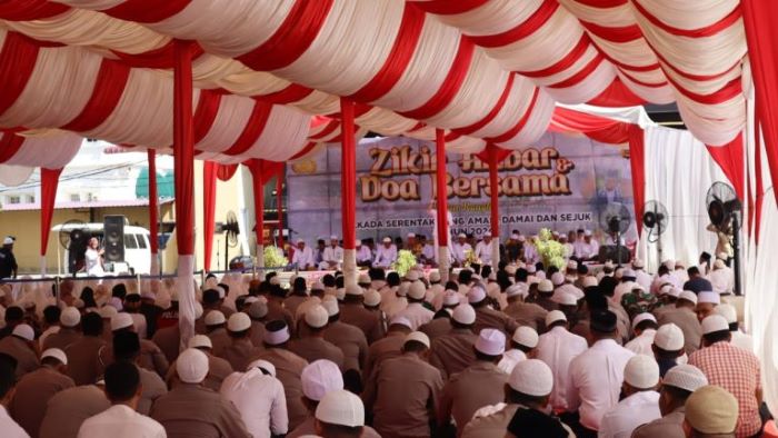 Polresta Banda Aceh Gelar Zikir Akbar Dan Doa Bersama Untuk Pilkada Damai