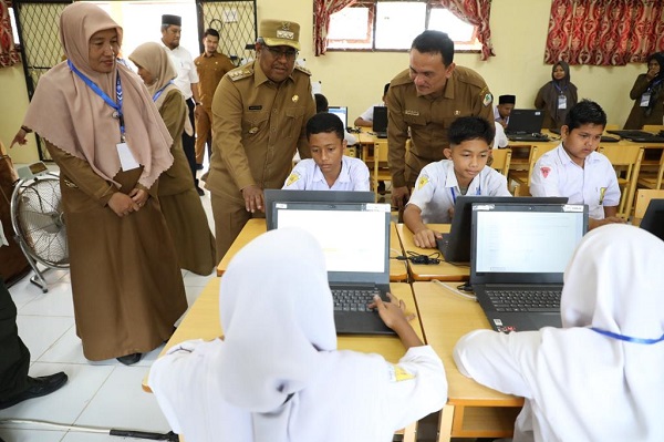 6.448 Siswa SMP Aceh Utara Ikut ANBK