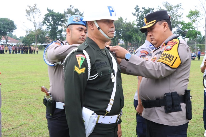 Polres Binjai Gelar Apel Pasukan Operasi Lilin Toba 2023