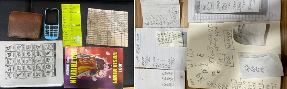 Ringkus Bandar Dan Penjudi Togel, Polisi Sita Uang Jutaan Rupiah