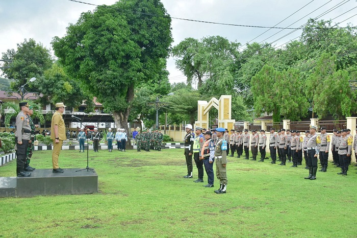 Pj Wali Kota Sabang Pimpin Apel Gelar Pasukan Ops Lilin Seulawah 2023