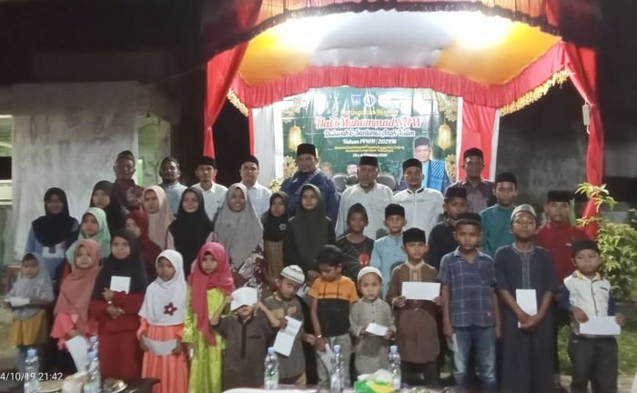 Gampong Sungai Pauh Tanjong Peringati Maulid Nabi Dan Santuni Anak Yatim