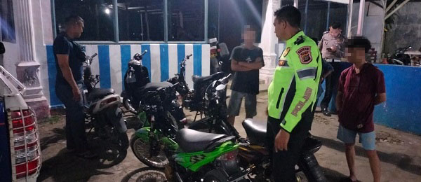Polisi Tangkap Belasan Motor Berknalpot Brong