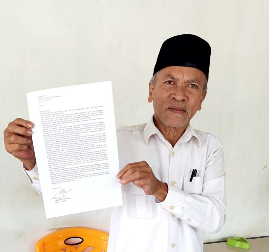 Warga Pasai Kirim Surat Untuk Jokowi