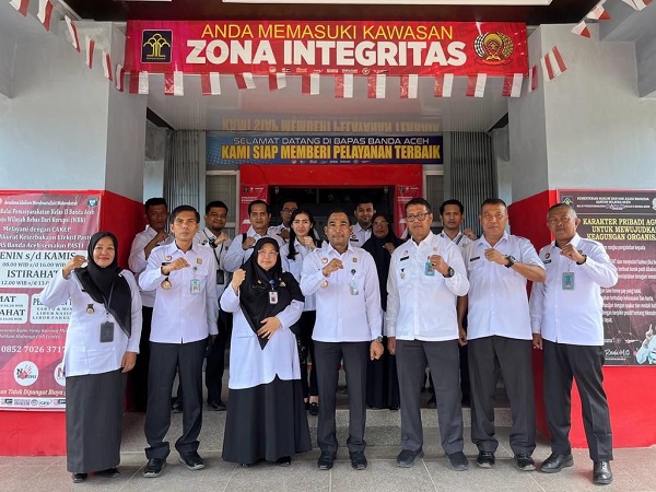 Arsiparis Ahli Muda Sekjen Kemenkumham RI Kunjungi Bapas Kelas II Banda Aceh