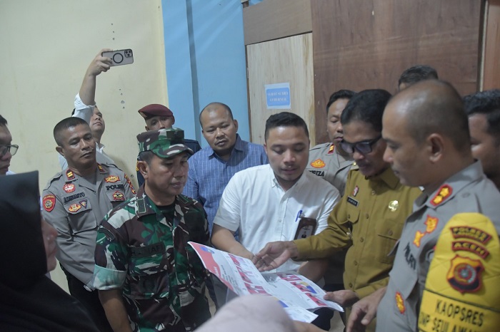 Pj Wali Kota Langsa Cek Kesiapan Logistik Pilkada