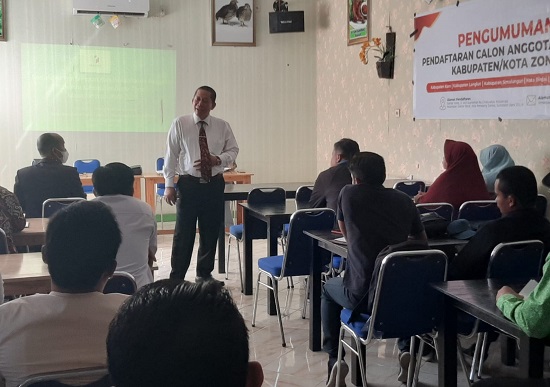 Timsel Calon Anggota Bawaslu Zona I Sosialisasi Pendaftaran Di Simalungun