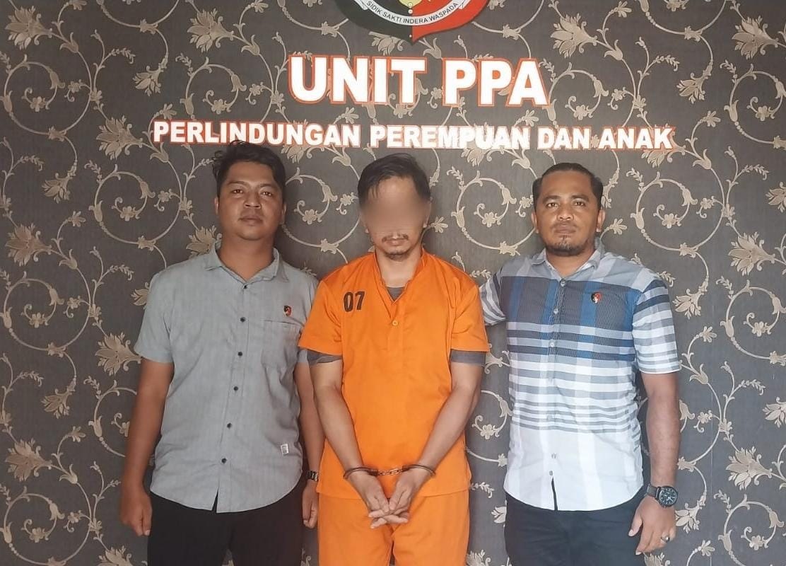 Polres Langsa Amankan Karyawan BUMN Diduga Rudapaksa Anak Tiri