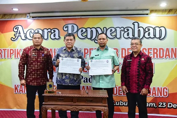 Bupati DS: BPN Beri Kepastian Hukum Kepemilikan Tanah Dan Cegah Sengketa