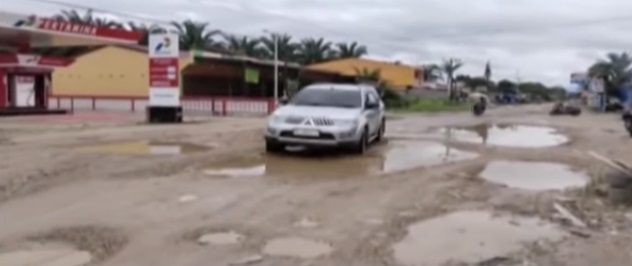 Jalinsum Rusak Parah Di Palas, Warga Ancam Boikot Bayar Pajak