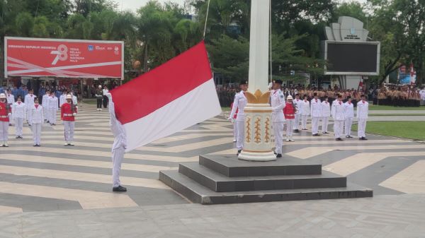 Upacara Peringatan HUT Ke-78 RI Di Langsa Meriah