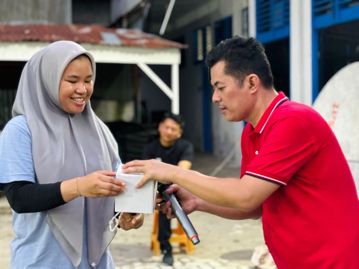 Program Engagement CAP BRIGADE MADANI Posko SenyuM Di BRI Unit Veteran Tanjungbalai