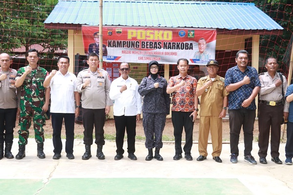 Nagori Moho Wakili Simalungun Lomba Kampung Bebas Narkoba Tingkat Poldasu