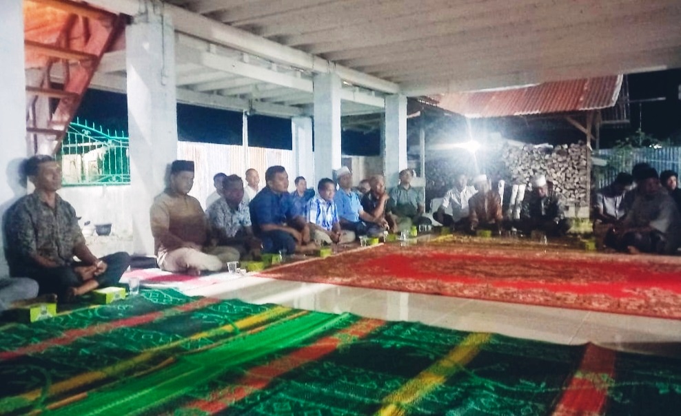 Warga Galanggang Sambut Silaturrahim AFN, Balon Wabup Palas