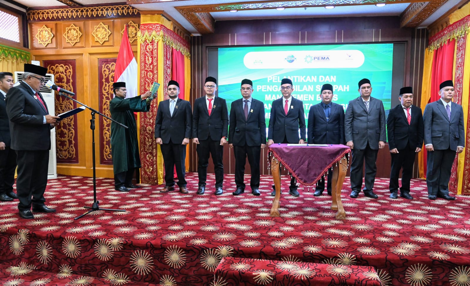 Pj. Gubernur Lantik Manajemen BPKS Dan Direksi PEMA