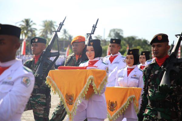 Pj Bupati Aceh Utara Irup Upacara HUT Ke-78 RI