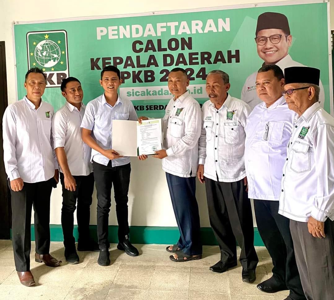 Mundur Dari Kades, Gagal Caleg, Zoefri Daftar Balon Wabup Sergai