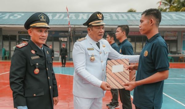 681 Napi Lapas Kelas IIB P.Sidimpuan Dapat Remisi