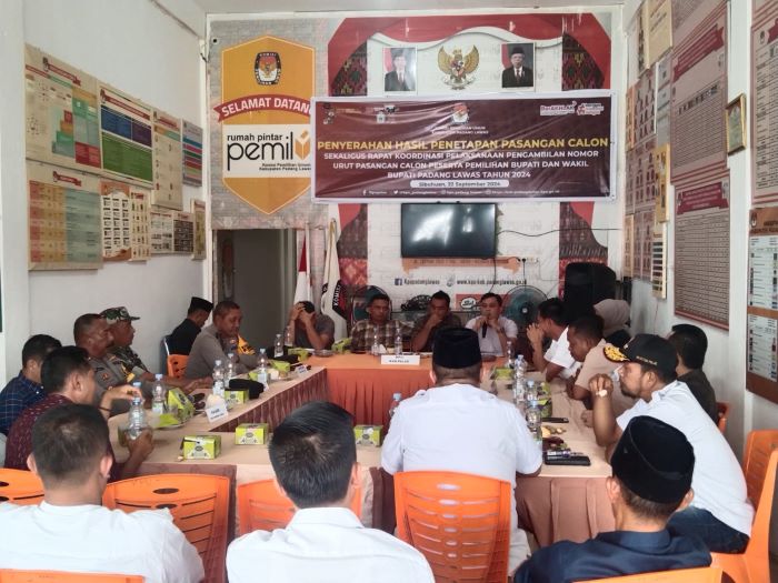 Pilkada Palas 2024, KPU Tetapkan Dua Paslon