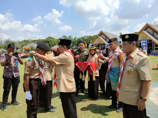 Ka Mabicab DS Buka Raimuna Cabang VIII Gerakan Pramuka