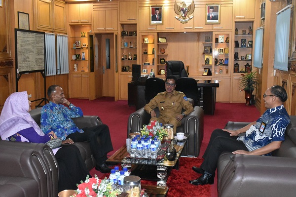 Pj Wali Kota Langsa Bersama BNN Sepakat Hempang Peredaran Narkotika