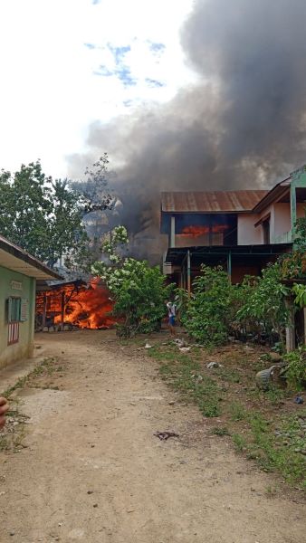 3 Rumah Dan 1 Pick Up Terbakar Di Sidimpuan