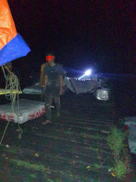 Ribuan Bale Sepatu Ilegal Tiba Di T.Balai Dengan Aman