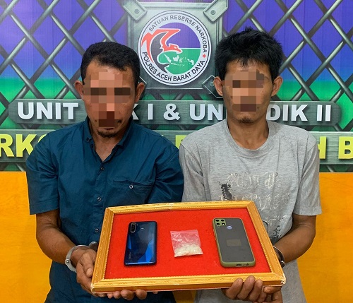 Satres Narkoba Polres Abdya Bekuk Maradona Cs
