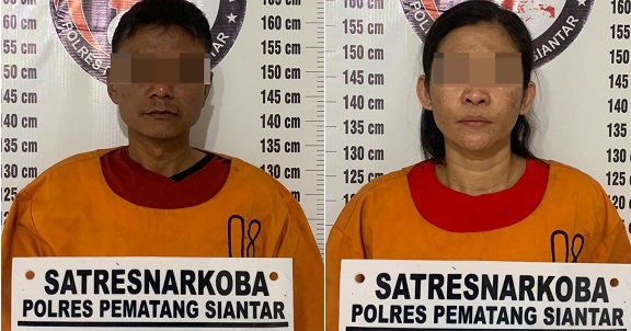 Polres P.Siantar Ringkus Pasutri Miliki Sabu